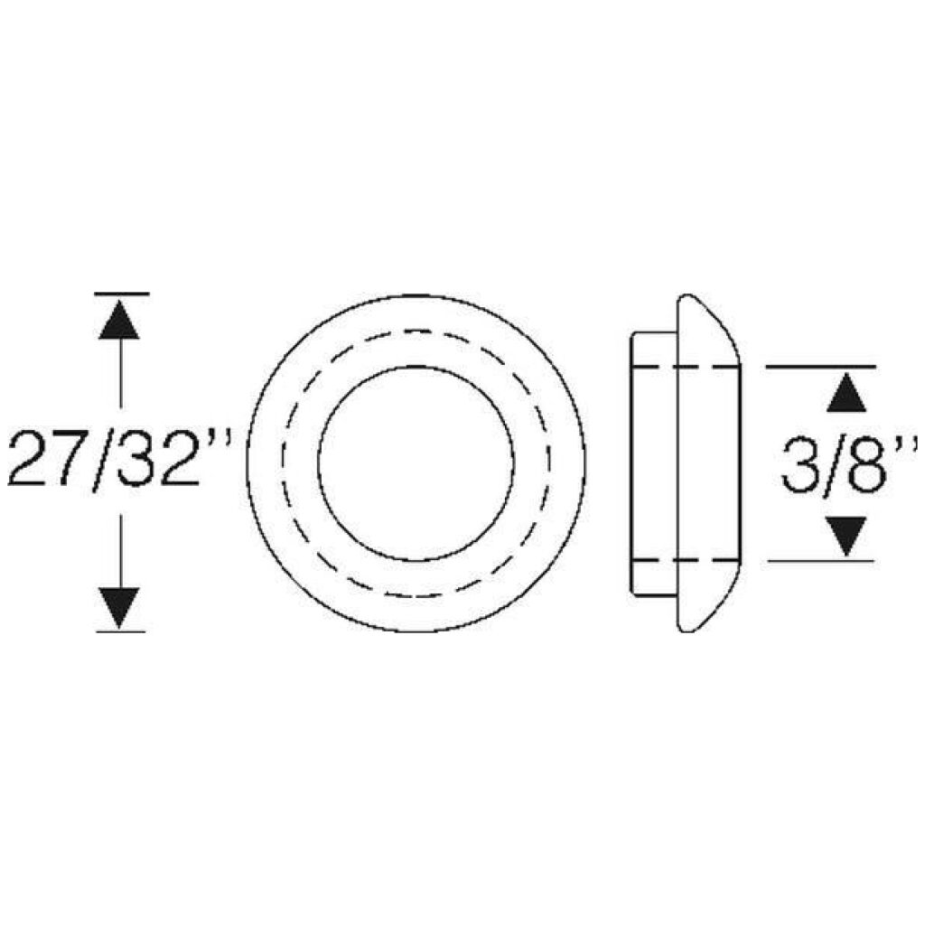 Power top cylinder spacer 1946-61 2dr cab Buick Cadillac Chevrolet Oldsmobile Pontiac