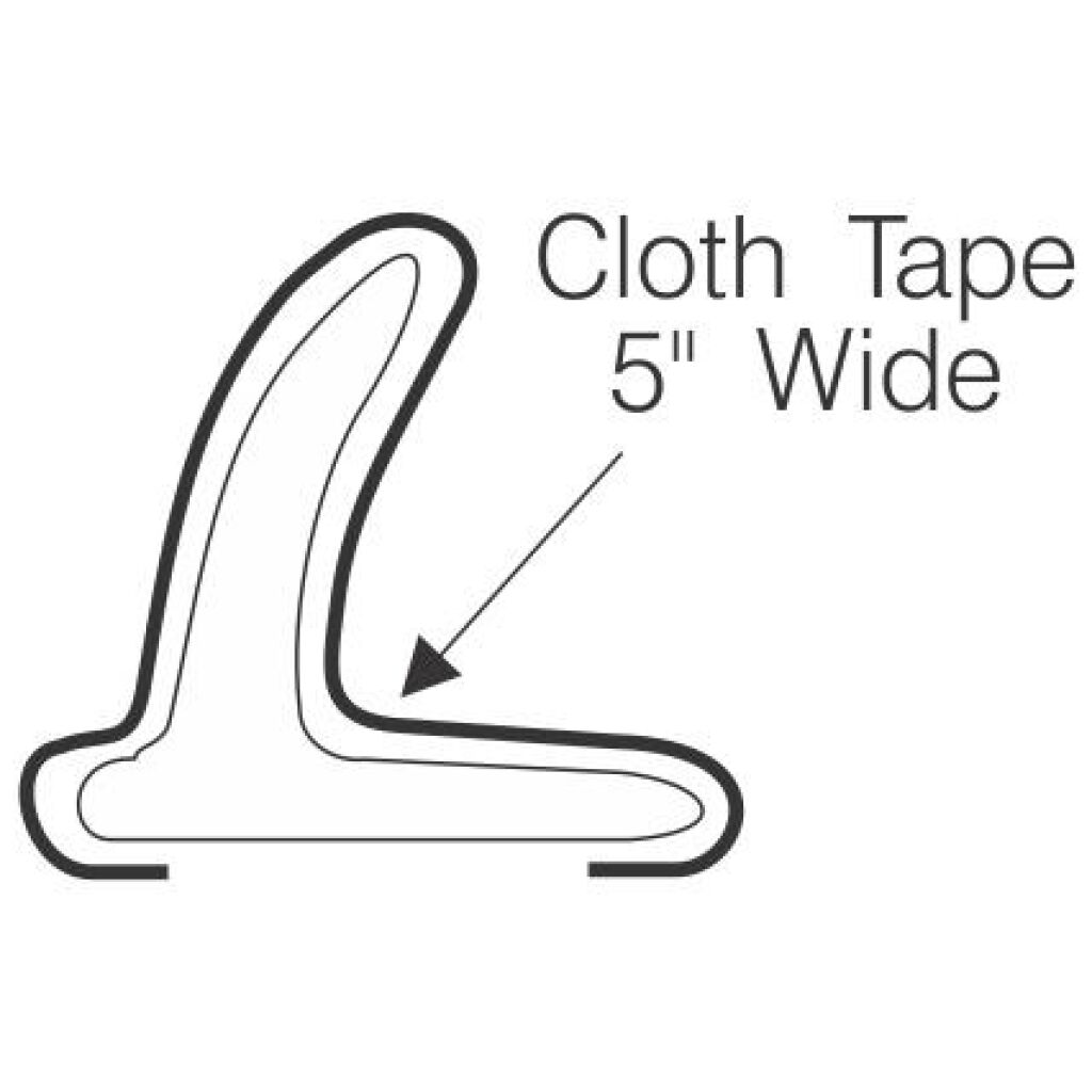 5" Wide Bow Drill Cloth Tape 1930-59 2dr 4dr cab sedan Buick Cadillac Chevrolet Oldsmobile Packard Pontiac Chrysler DeSoto Dodge Plymouth