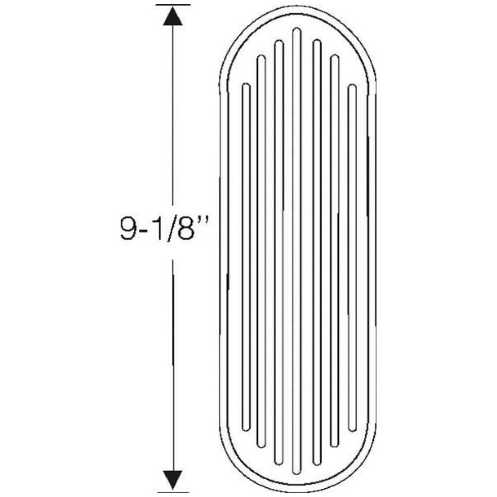 Accelerator pedal pad 1940 2dr 4dr cab sedan Chevrolet