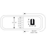 Framrutegummilist 1941-48 2dr 4dr cab sedan Buick Chevrolet Oldsmobile Pontiac