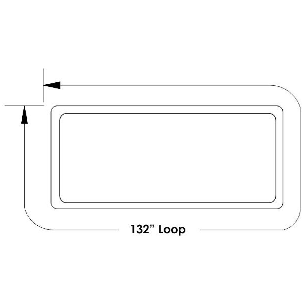 Framrutegummilist 1976-86 2dr Jeep