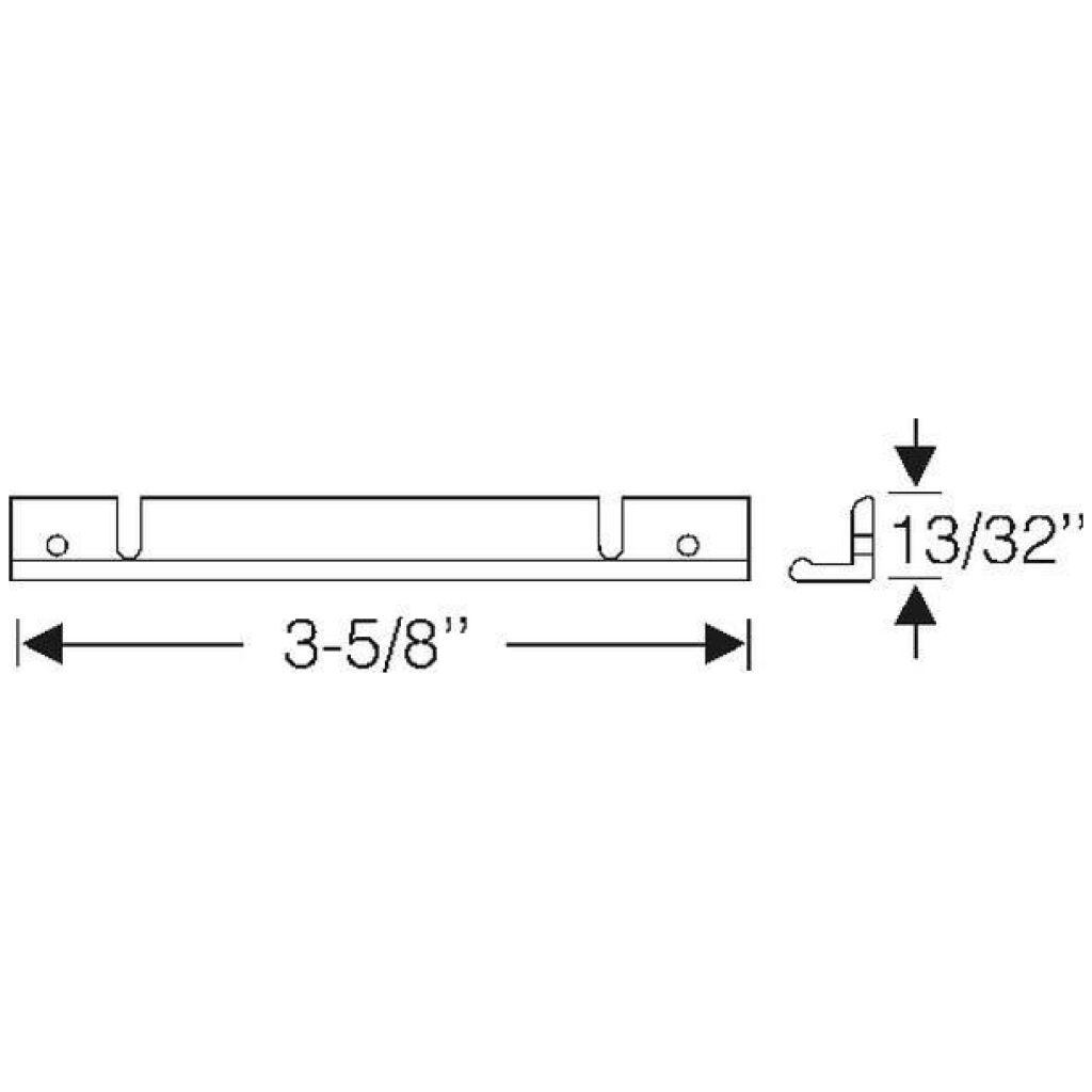 Door drain hole seal 1959-61 2dr 4dr ht cab sedan Buick Cadillac Oldsmobile