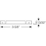 Door drain hole seal 1959-61 2dr 4dr ht cab sedan Buick Cadillac Oldsmobile
