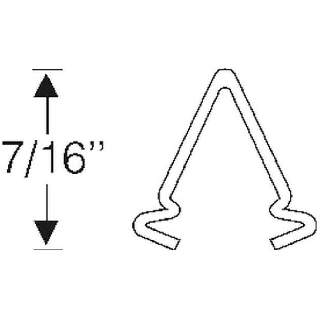 Clips Dörrgummi 1935-39 2dr 4dr cab sedan Chevrolet Buick Cadillac Oldsmobile Packard Pontiac
