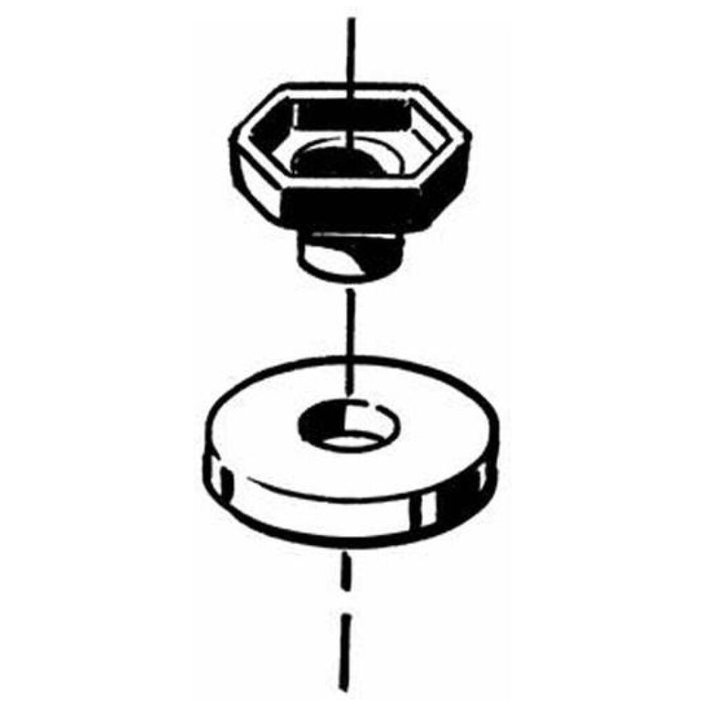 Convertible Top Weatherstrip Fastener Set 1965-68 2dr cab Ford