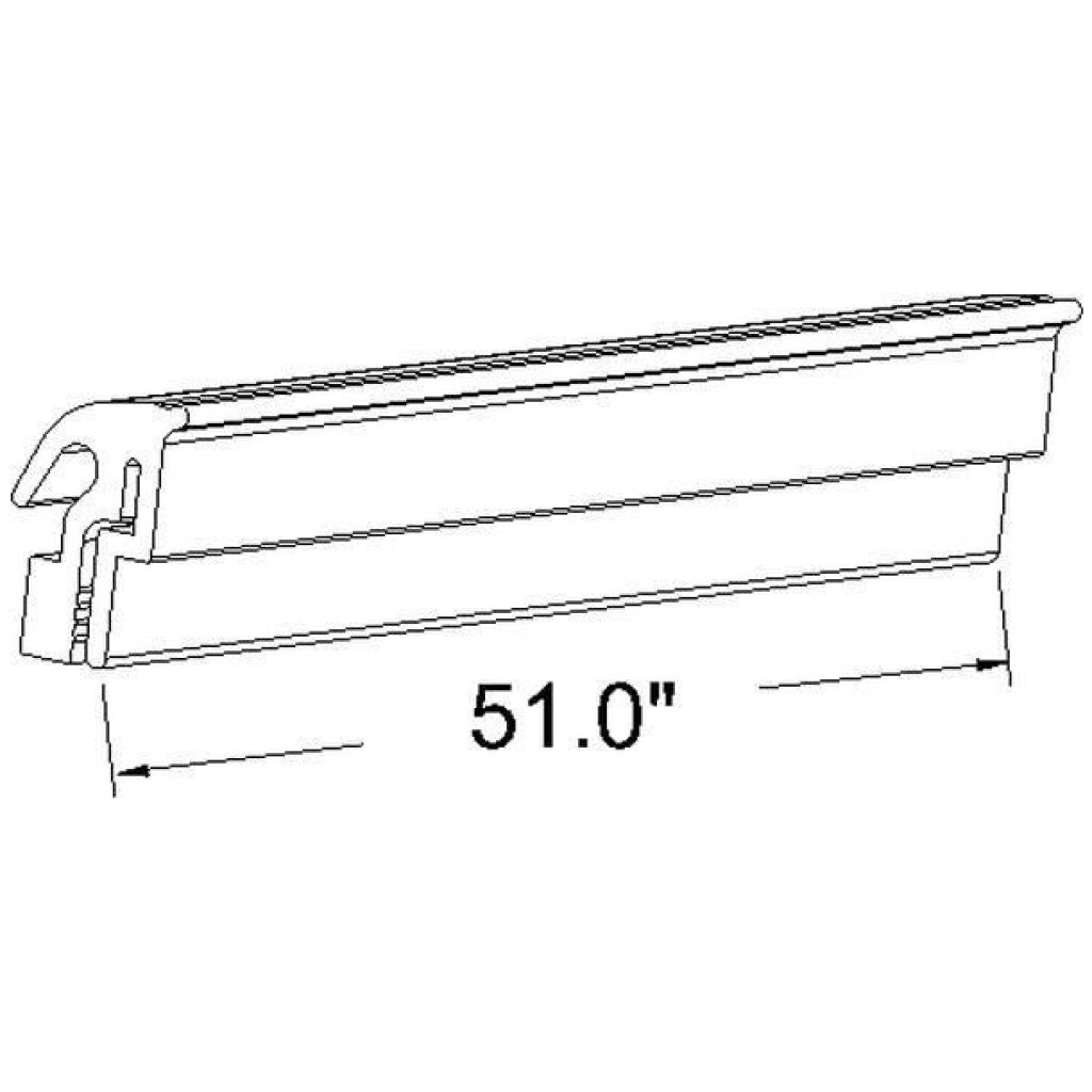 Torpedgummlist Huv 1965-67 2dr 4dr ht cab sedan Buick