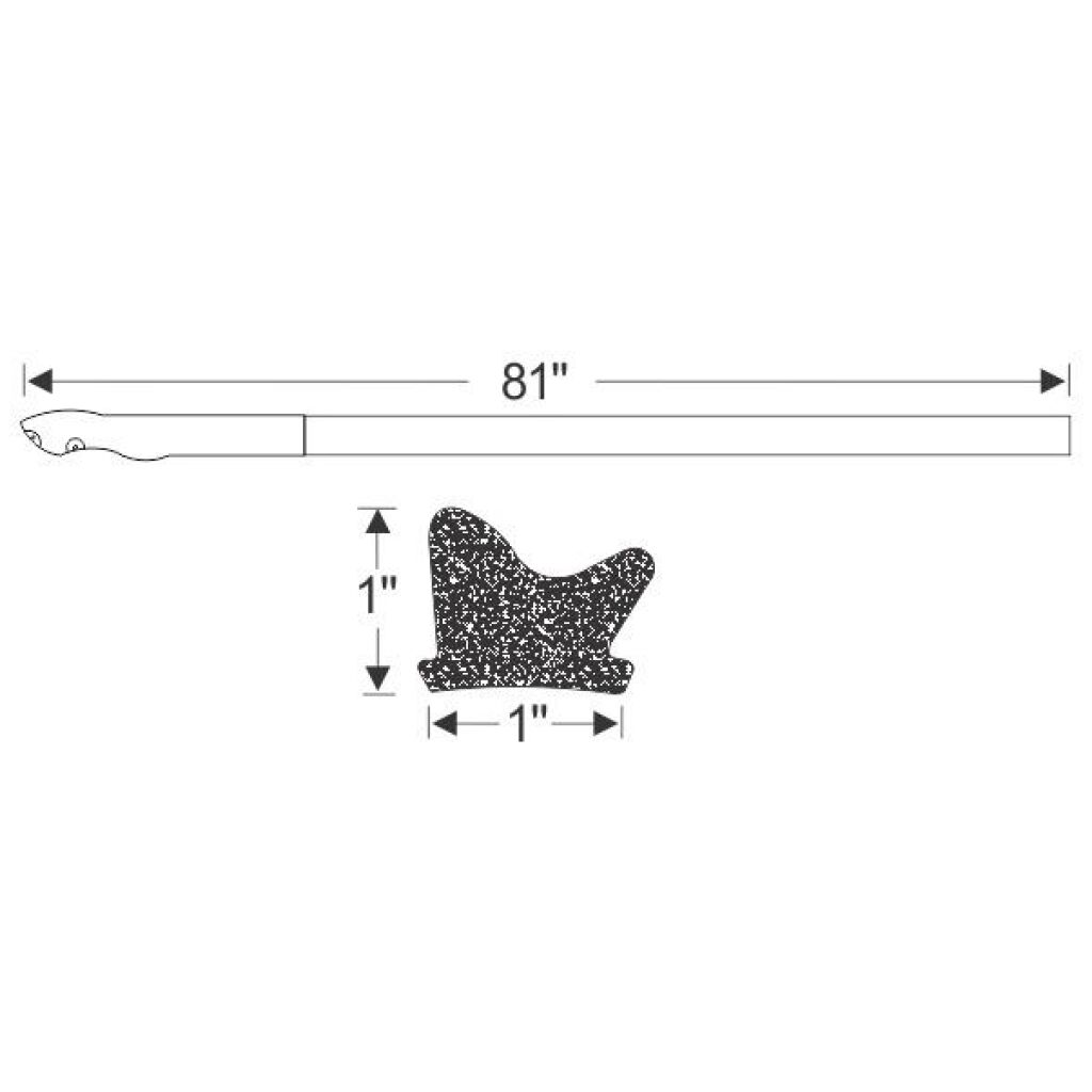 Roof Rail GummilistGummilist 1971-73 2dr ht Buick Chevrolet Oldsmobile Pontiac