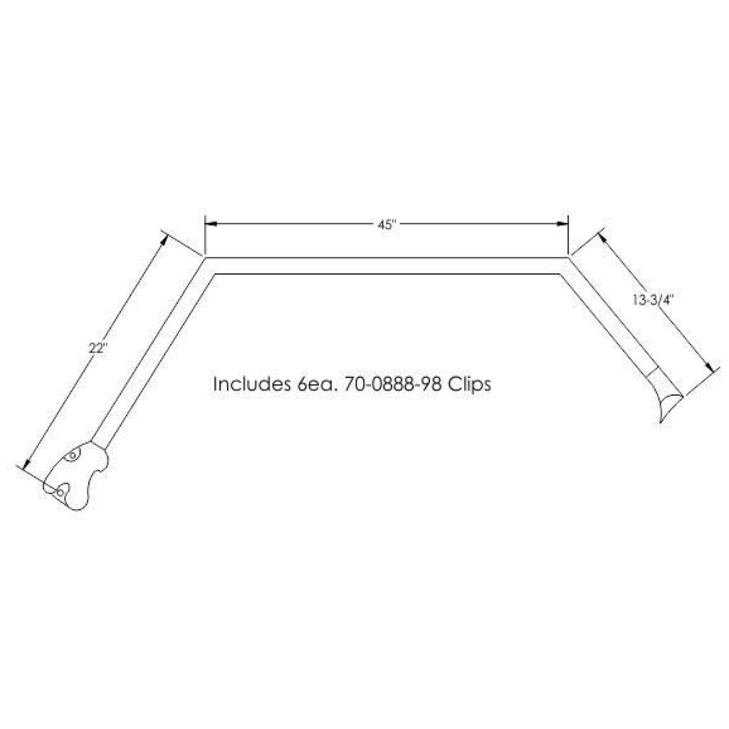 Hardtop Roof Rail Weatherstrip