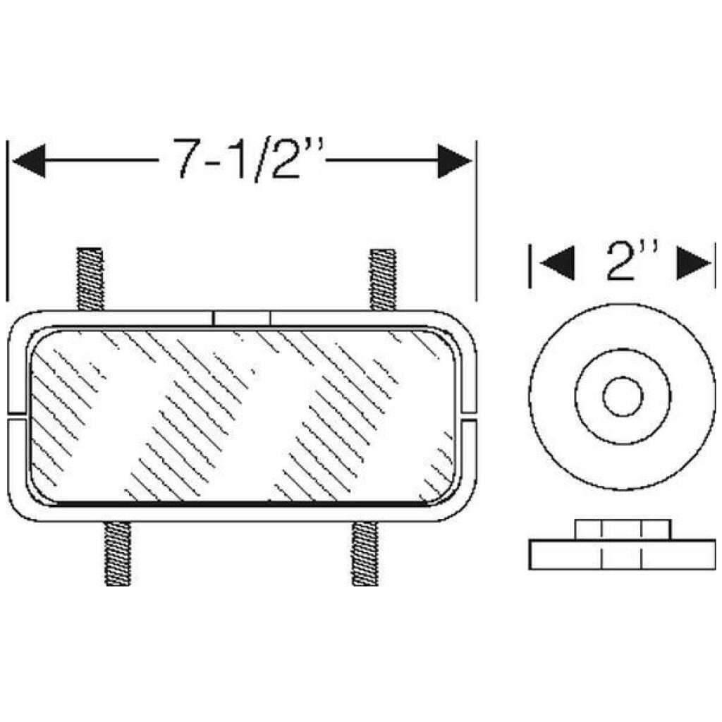 Engine Mount Service – Revulcanization Only 1934-37 2dr 4dr cab sedan Cadillac