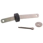 Door check link rod end stop 1932-48 2dr 4dr cab sedan Ford Mercury