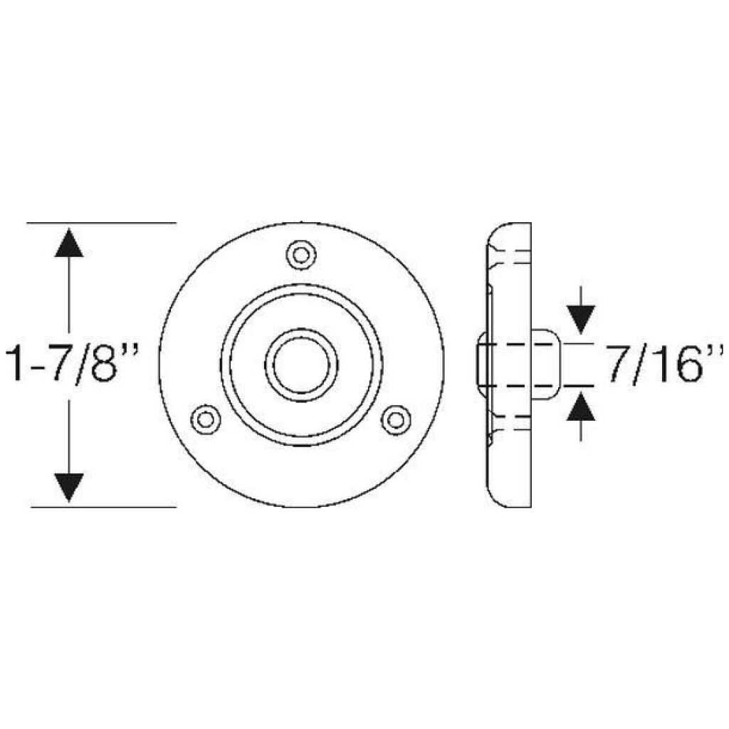 Accelerator rod seal 1933-35 2dr 4dr cab sedan Chevrolet