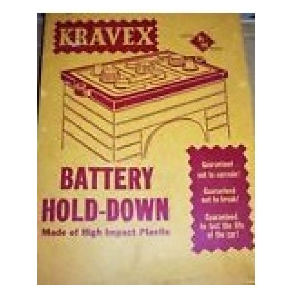 BATTERIHÅLLARE CHEVROLET PONTIAC 1959-67 KRAVEX nr7B