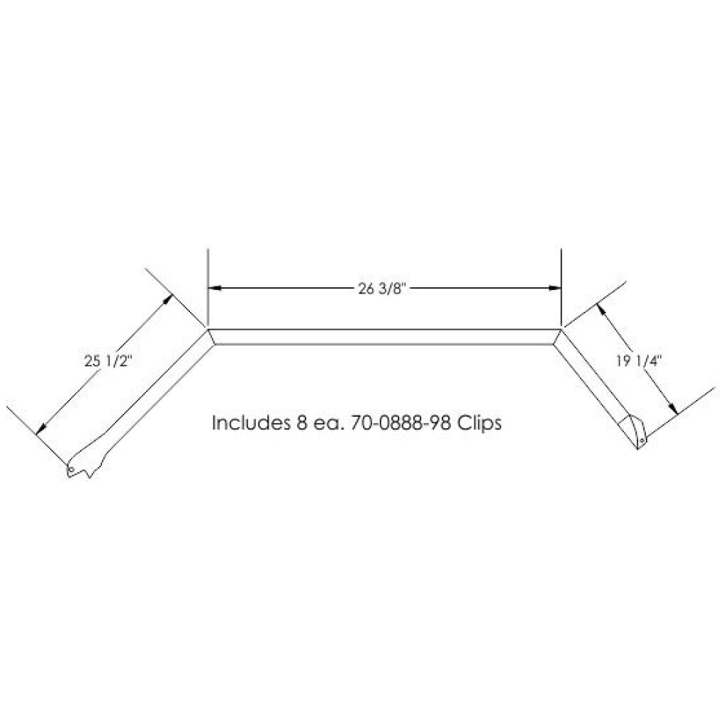 Hardtop Roof Rail Weatherstrip