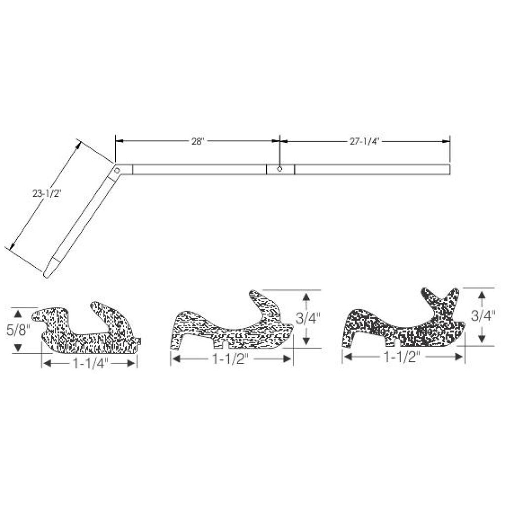 Hardtop Roof Rail Weatherstrips