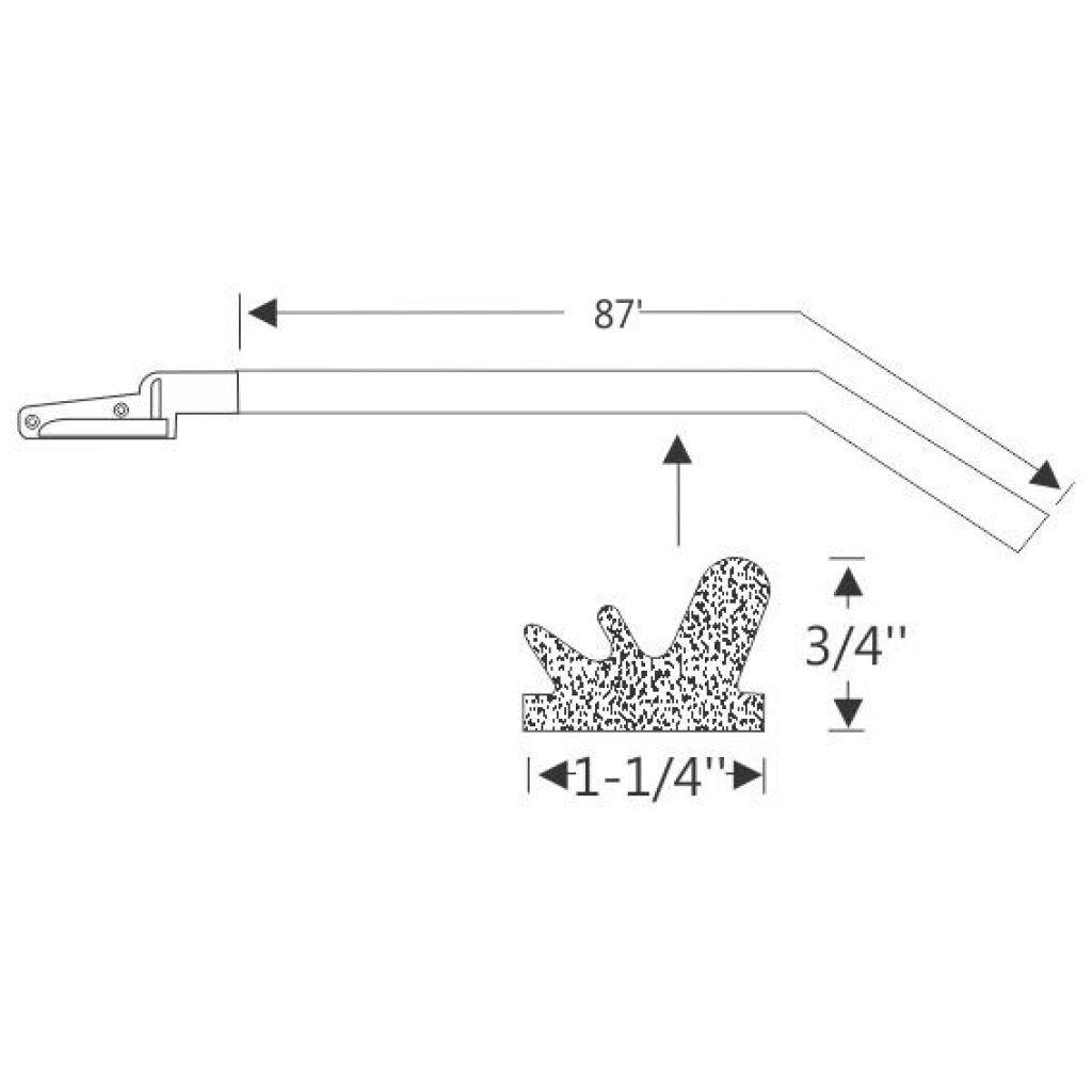 Hardtop Roof Rail Weatherstrip