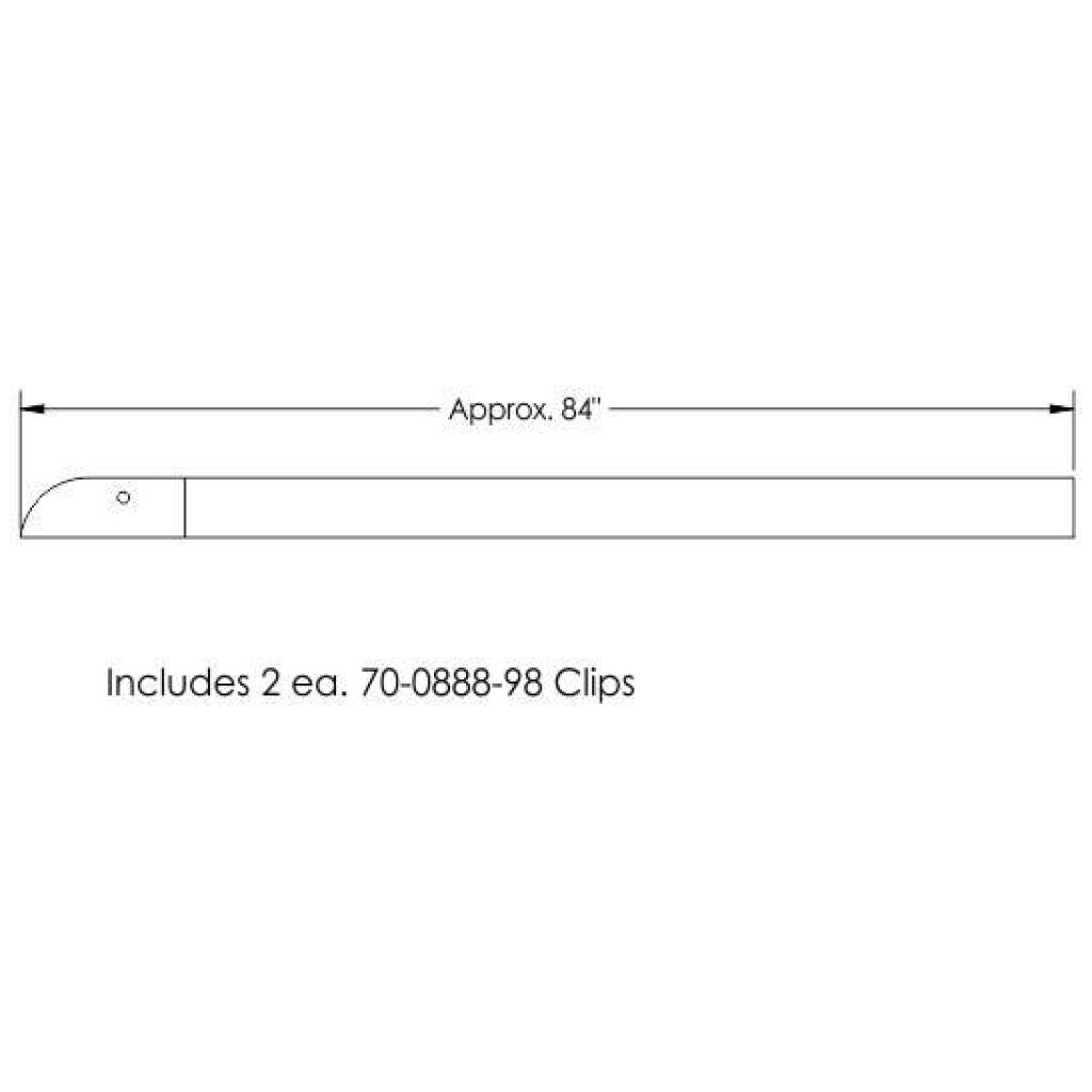 Hardtop Roof Rail Weatherstrip
