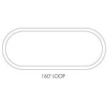 Framrutegummilist 1955-56 2dr 4dr ht sedan Ford Mercury
