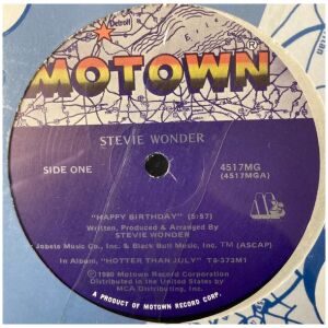 Stevie Wonder / Rev. Martin Luther King* - Happy Birthday / Greatest Excerpts From His Speeches (LP, Single)