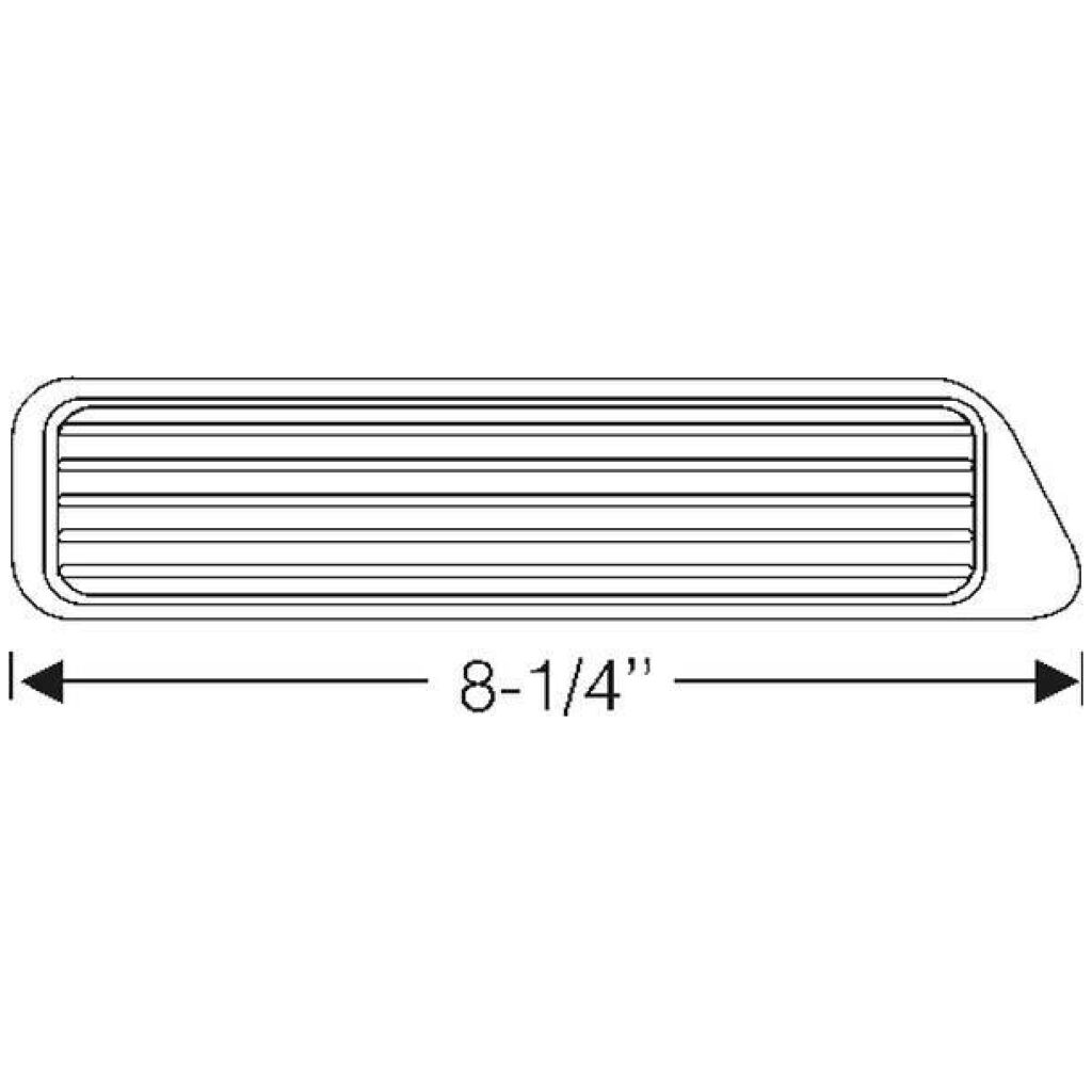 Accelerator pedal pad 1941-53 2dr 4dr ht cab sedan Cadillac