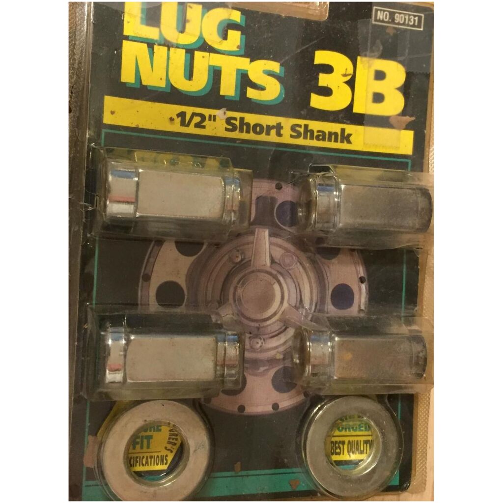HJULMUTTRAR KORT SKAFT 1/2" 4cm LÅNGA , RALLY 90131 3B