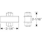 Engine Side Support Mount Service – Revulcanization Only 1935-48 2dr 4dr cab Chevrolet