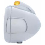 Chrome Guide 682-C Headlight H4 & Dual Mode LED Signal