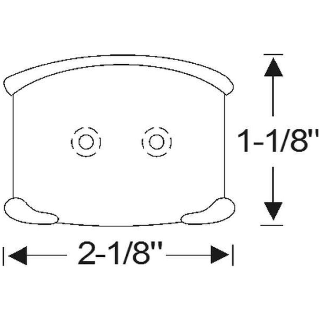 Detachable center post pad 1936-37 4dr cab Buick Cadillac