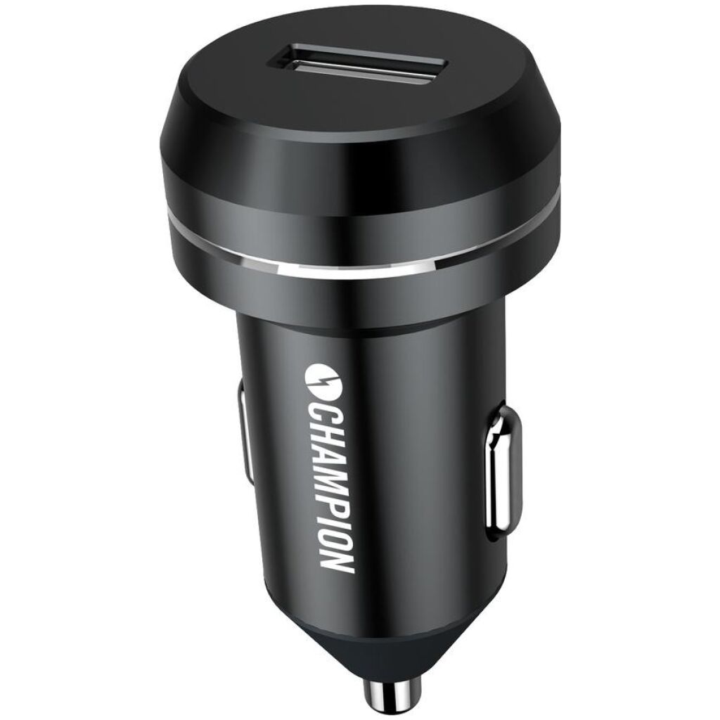 Laddare bil USB 12/24V 2,4A svart
