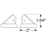Roof Rail Filler 1942-48 2dr cab Buick Cadillac Oldsmobile