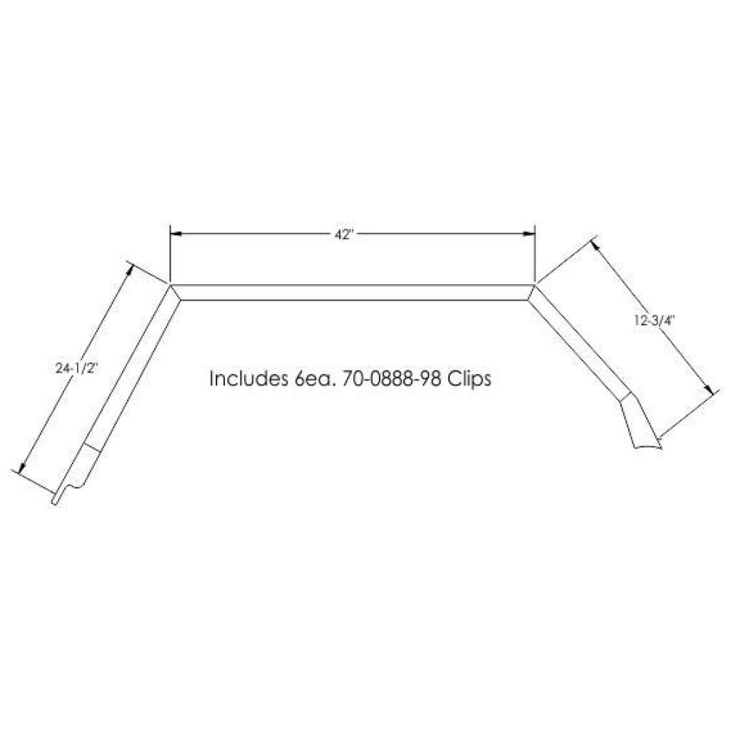 Hardtop Roof Rail Weatherstrip