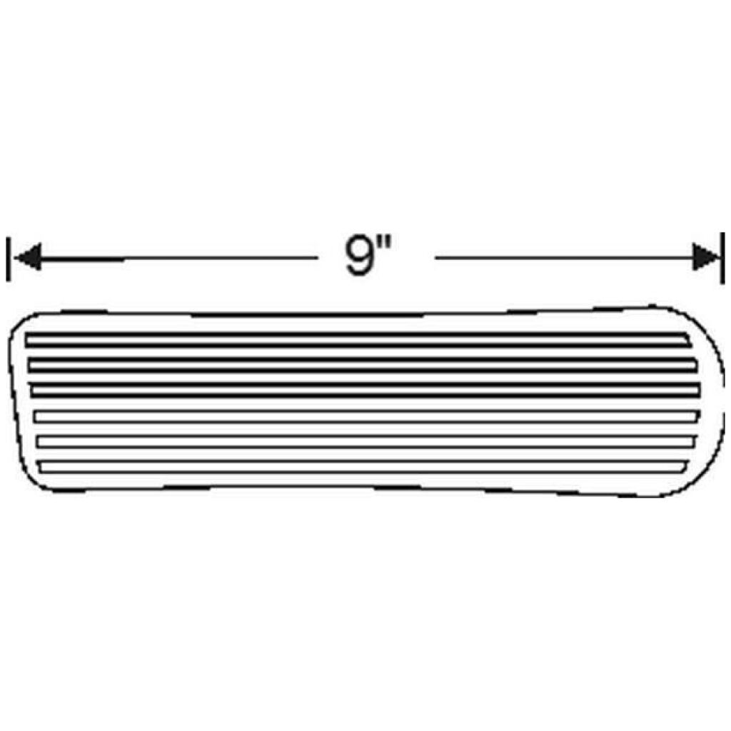 Accelerator pedal pad 1940-49 2dr 4dr ht cab sedan Buick