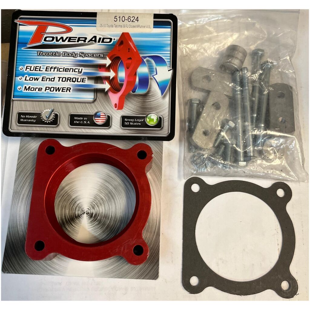 Spjällhusspacer V6 4,0L Toyota Cruiser Tacoma 4runner 2005-11 Poweraid 510-624