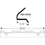 Hood To Radiator Weatherstrip 1972-74 2dr ht Dodge Plymouth