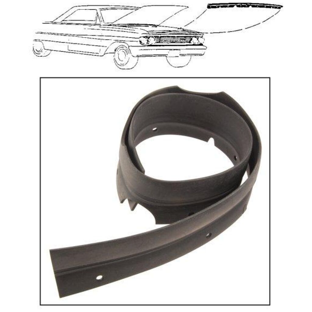 Radiator top seal 1964 2dr 4dr ht cab sedan Ford