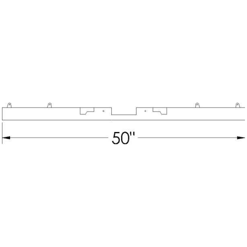 Hood To Radiator Weatherstrip 1990-95 2dr sedan Ford Mercury