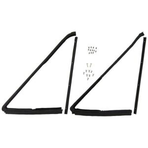 Front Door Vent Window Set 1960-62 2dr ht cab Ford Mercury
