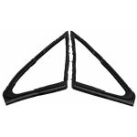 Front Door Vent Window Weatherstrips 1967-68 2dr ht cab Ford Mercury