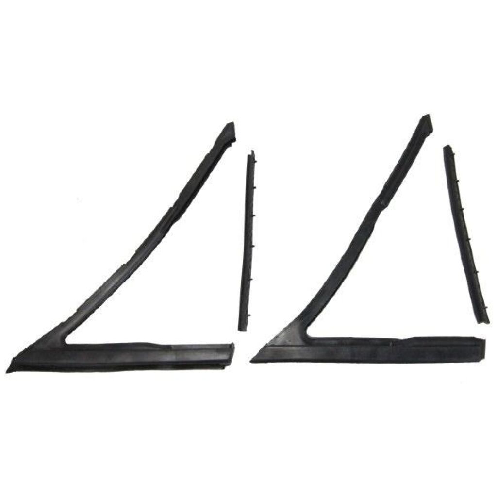 Front Door Vent Window Weatherstrip Set 1966-67 2dr ht cab Buick Chevrolet Oldsmobile Pontiac