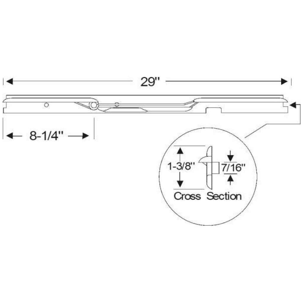 Front Door Vent Window Weatherstrips 1950-53 4dr sedan Buick Cadillac