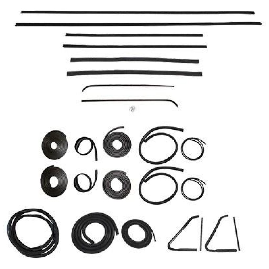 Gummilistsats 1954-55 2dr Chevrolet GMC