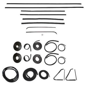 Gummilistsats 1954-55 2dr Chevrolet GMC