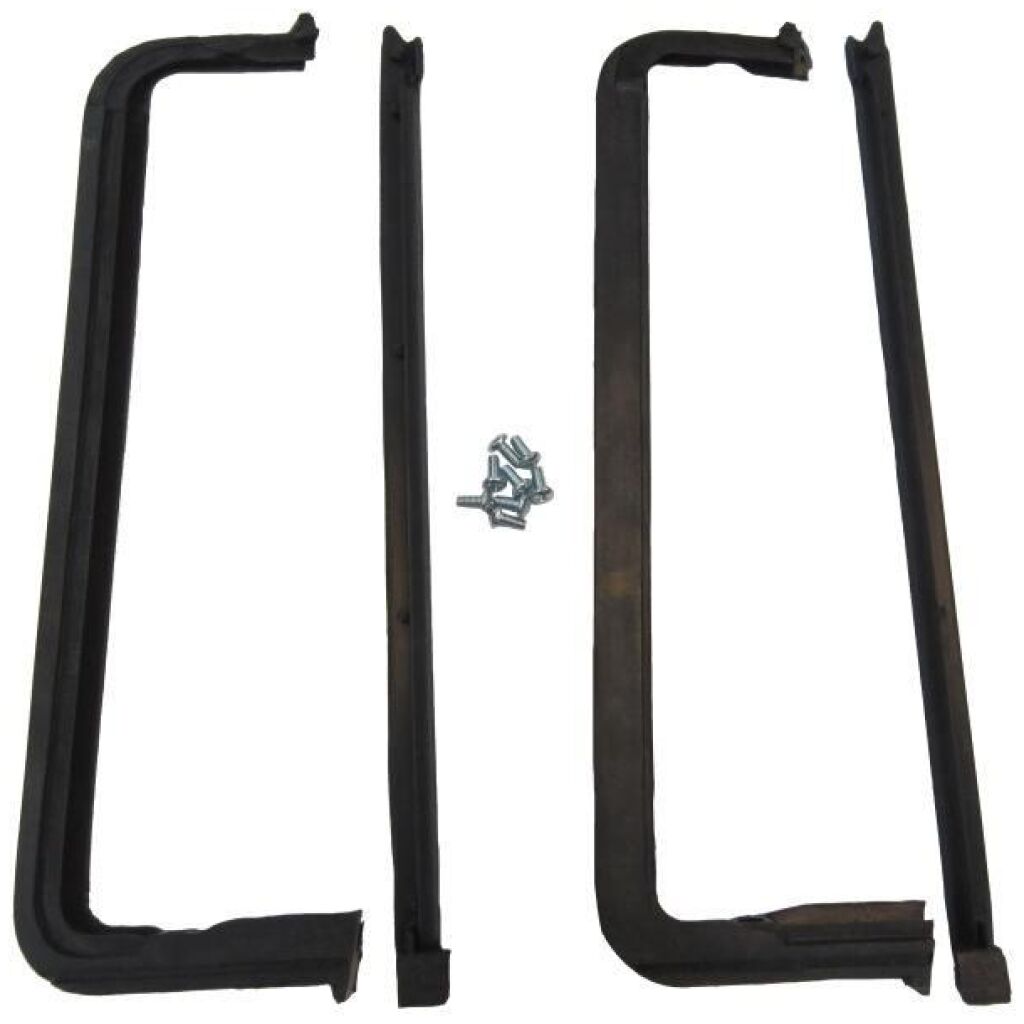 Front Door Vent Window Set 1957-58 4dr ht Cadillac