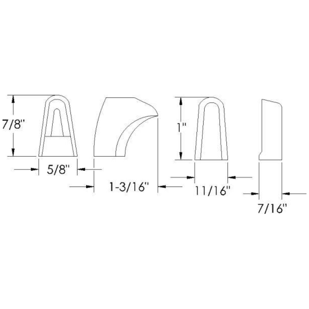 Division Bar Grommet 1951-56 4dr sedan Packard