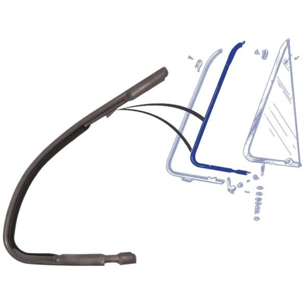 Front Door Vent Window Weatherstrips 1953-55 2dr Ford