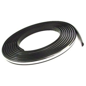 Window Weatherstrip Lockstrip - Chrome 1977-79 2dr 4dr Ford