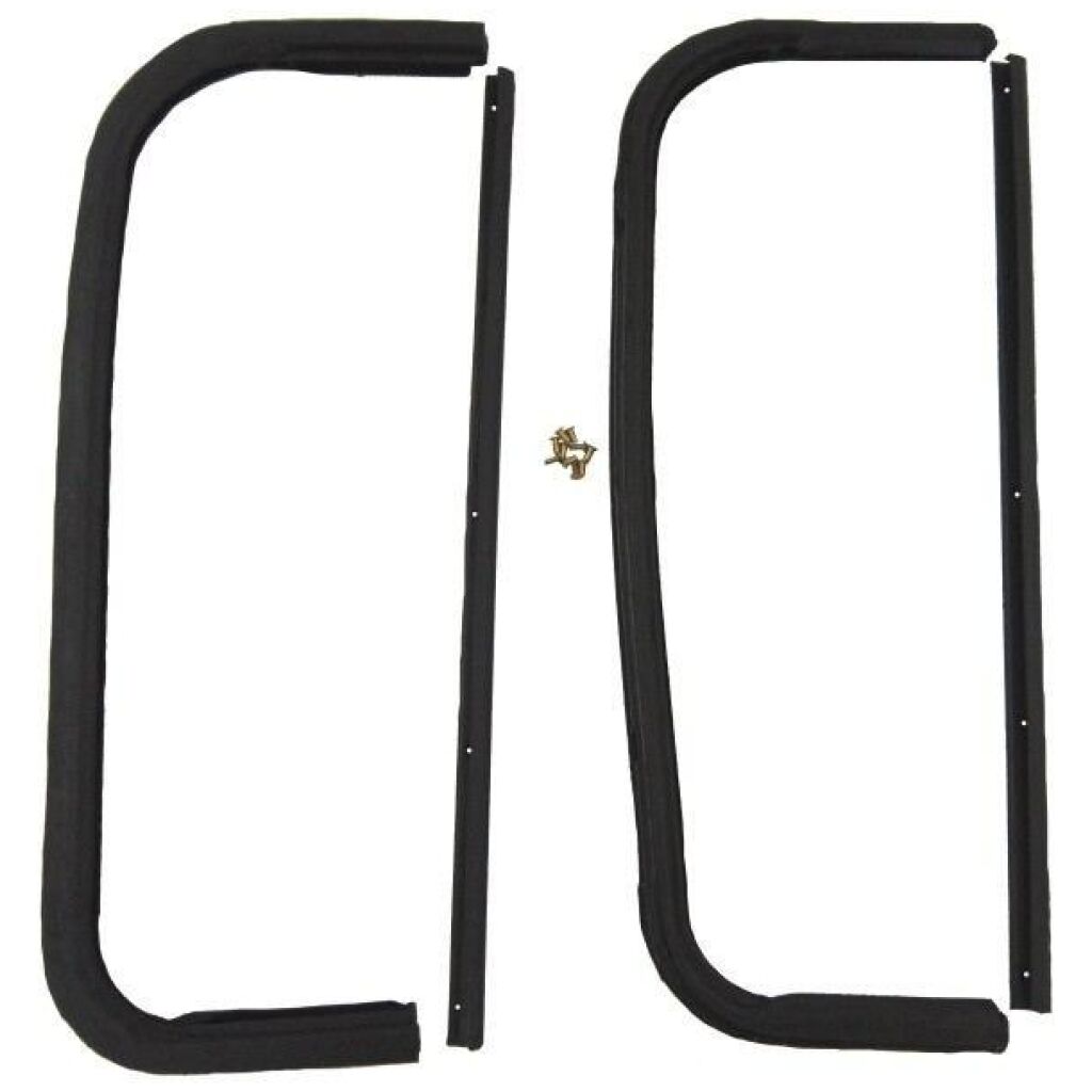 Front Door Vent Window Weatherstrips Set 1957-60 2dr Ford