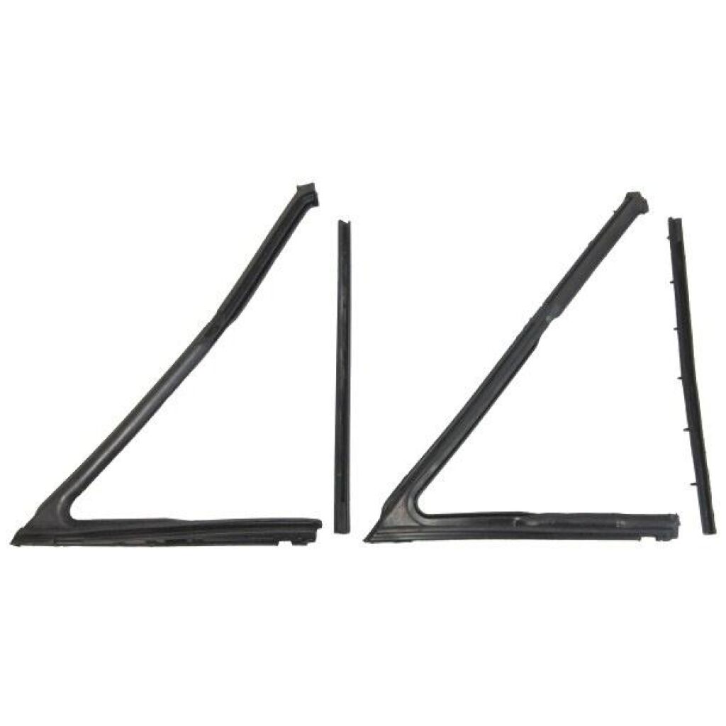Front Door Vent Window Weatherstrip Set 1962-67 2dr ht cab Chevrolet