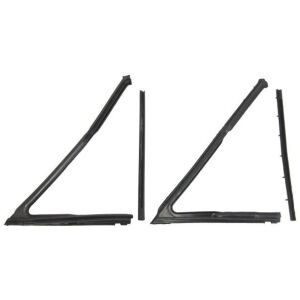 Front Door Vent Window Weatherstrip Set 1962-67 2dr ht cab Chevrolet