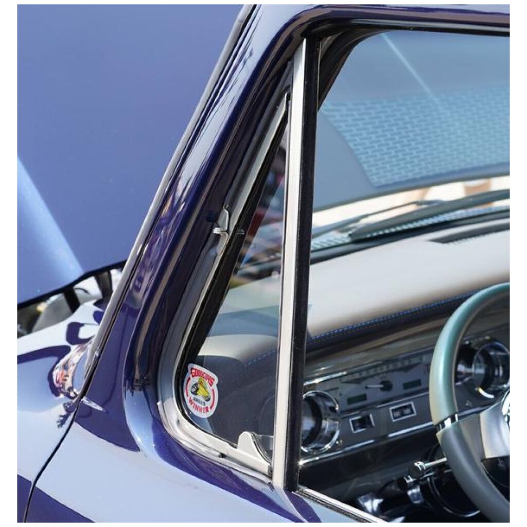 Front Door Vent Window Weatherstrips 1967-72 2dr 4dr Ford