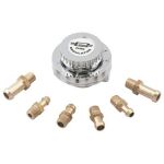Bränsletrycksregulator 5/16 in. & 3/8 in. PSI:6 Kromad , MR GASKET 9710